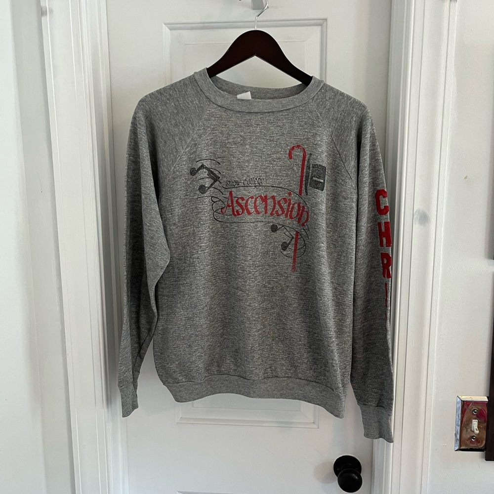 Rare 70’s/80’s Snow College Crewneck